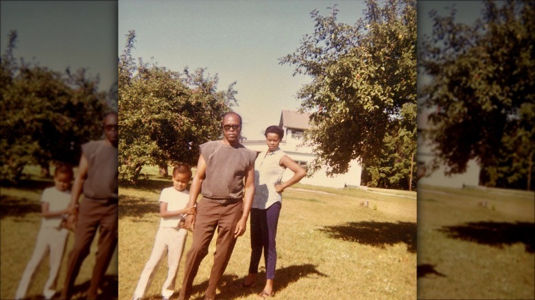 Fraser e Marian Robinson con Michelle Obama