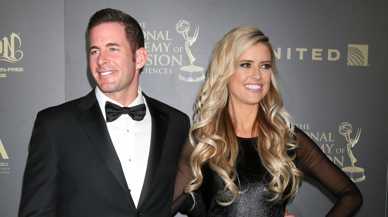 Tarek El Moussa Christina Hall in posa