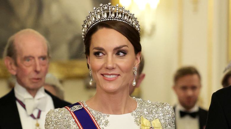 Tiara di diamanti e perle di Kate Middleton