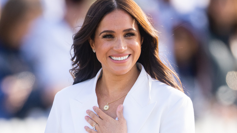 Meghan Markle indossa il bianco