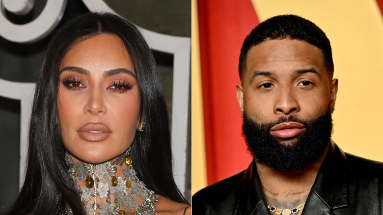 Kim Kardashian e Odell Beckham Jr. fianco a fianco