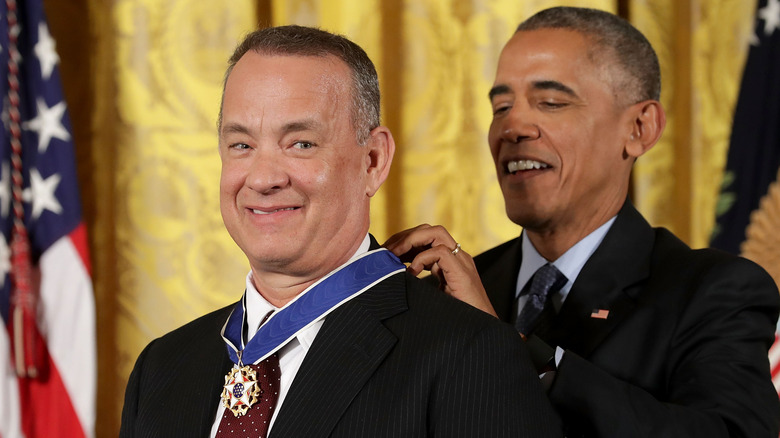 Tom Hanks premiato Barack Obama