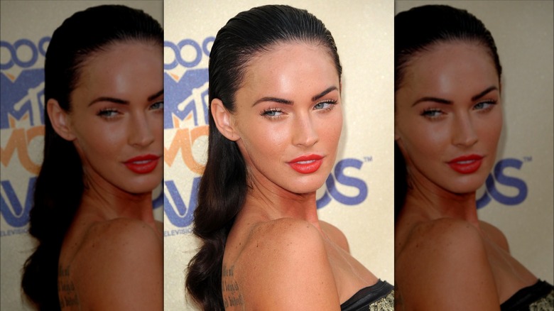 Megan Fox con i capelli lisci 