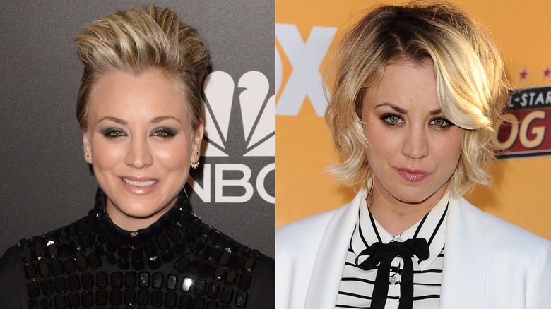 Kaley Cuoco con i capelli corti