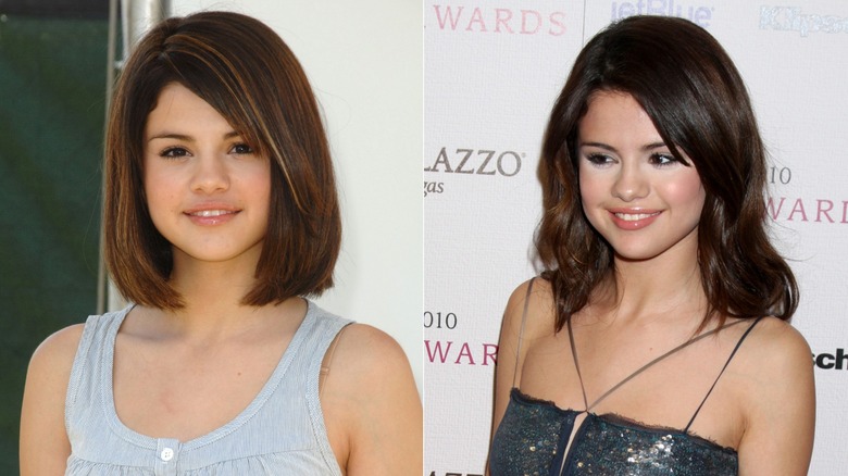 Taglio di capelli caschetto di Selena Gomez