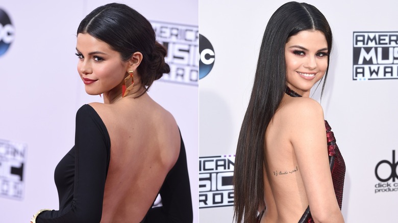 Selena Gomez capelli scuri