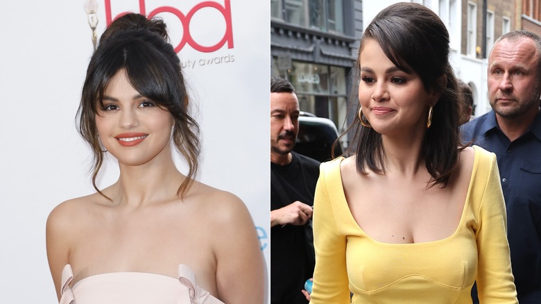 Frangia a tendina di Selena Gomez