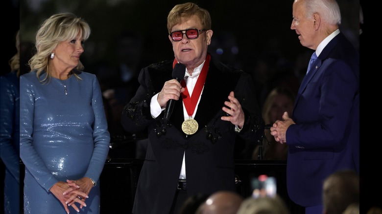 Abito di Jill Biden Elton John