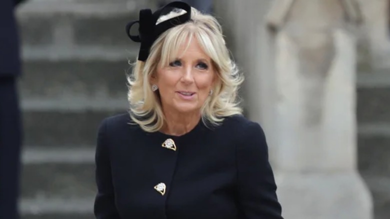 Copricapo nero di Jill Biden