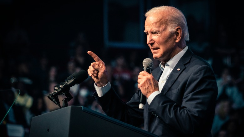 Joe Biden fa un discorso