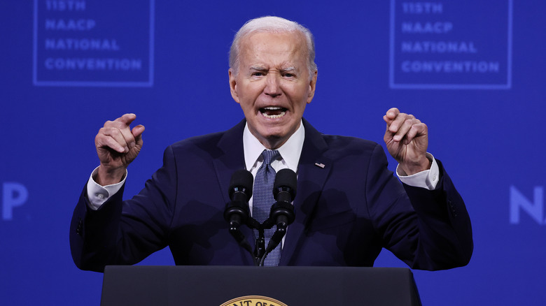 Joe Biden fa un discorso