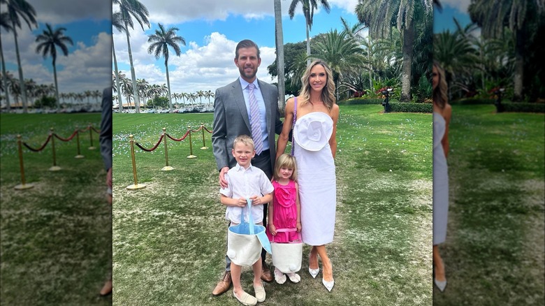 Eric e Lara Trump a Pasqua