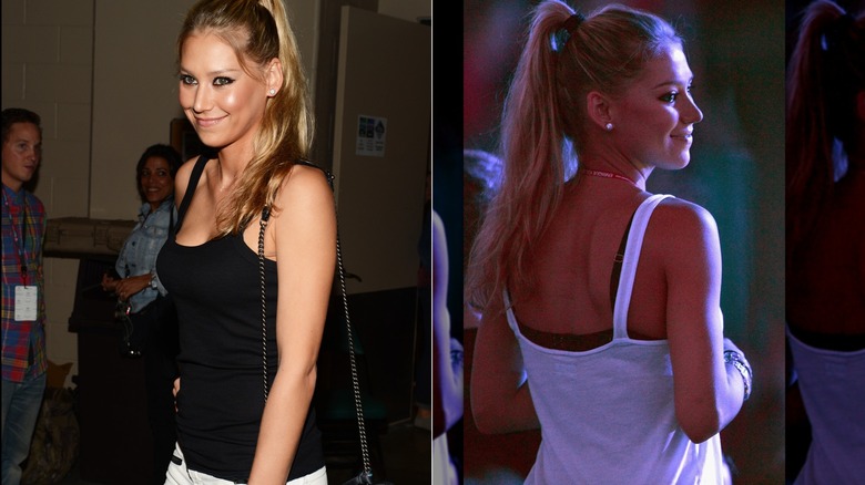 Anna Kournikova in bianco