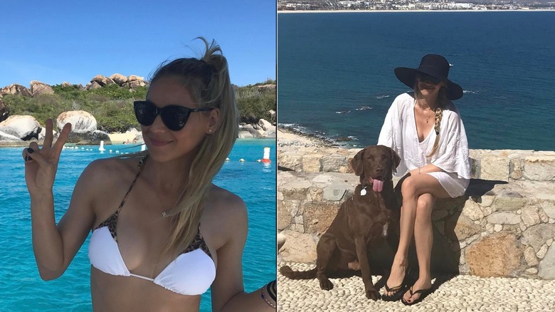 Anna Kournikova con occhiali da sole