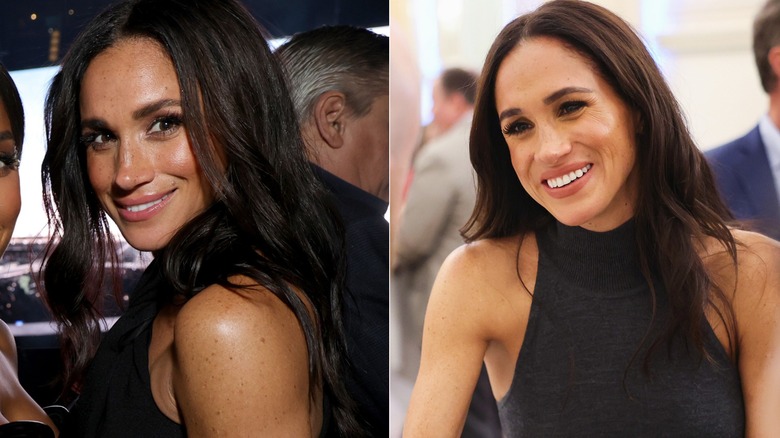 Meghan Markle con onde da spiaggia