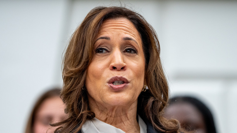 Kamala Harris parla