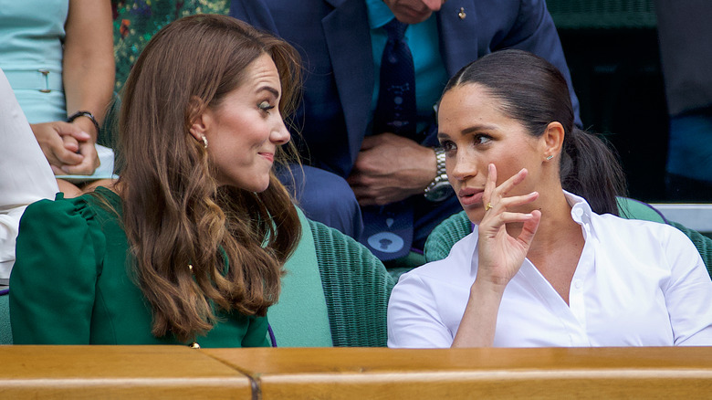 Kate Middleton e Meghan Markle parlano