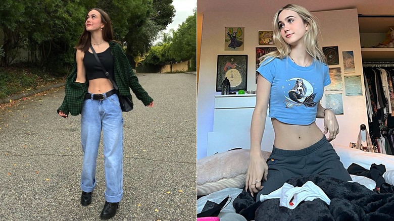 Coco Arquette con i suoi fantastici crop top