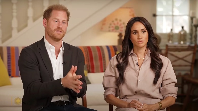 Il principe Harry Meghan Markle CBS domenica mattina