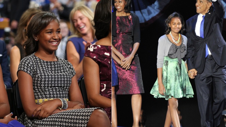 Sasha Obama in abito fantasia