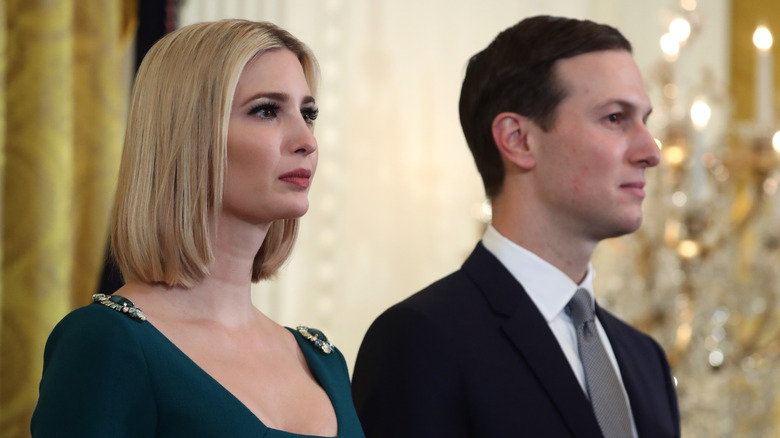 Ivanka Trump e Jared Kushner di profilo