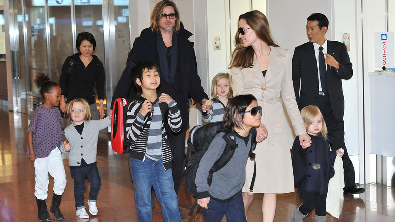 Angelina Jolie, Brad Pitt e i bambini