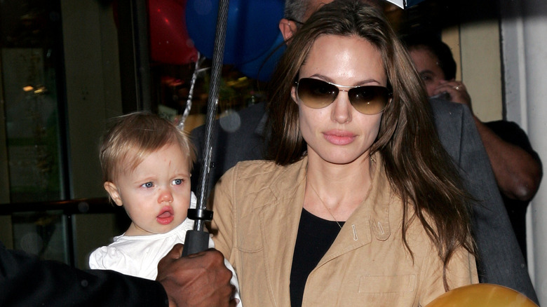 Angelina Jolie con la piccola Shiloh