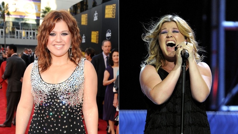 Kelly Clarkson capelli ricci e ondulati