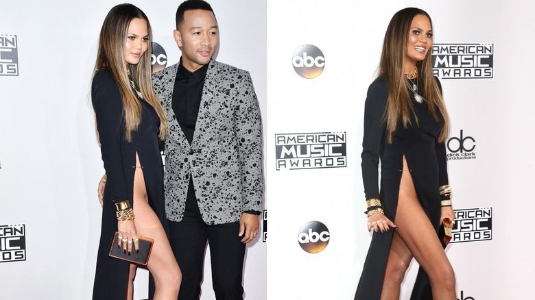 Chrissy Teigen agli American Music Awards 