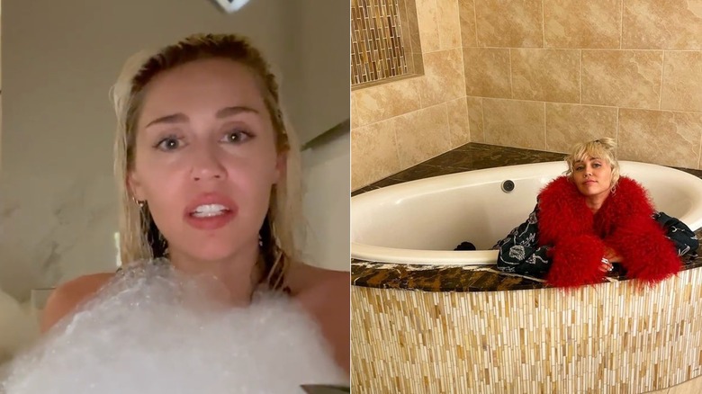 Vasca da bagno di Miley Cyrus