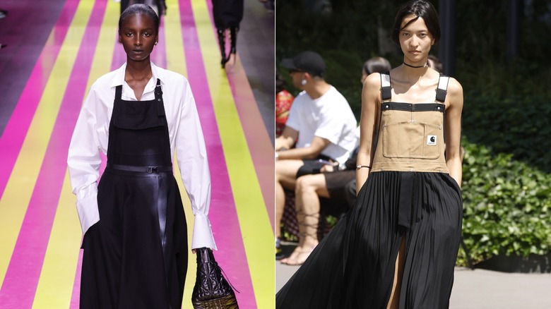 Modelli per Dior e Sacai Primavera/Estate 2024