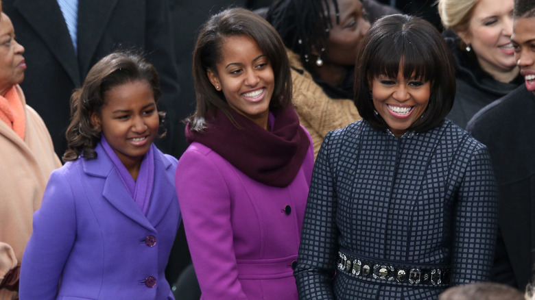 Sasha, Malia e Michelle Obama