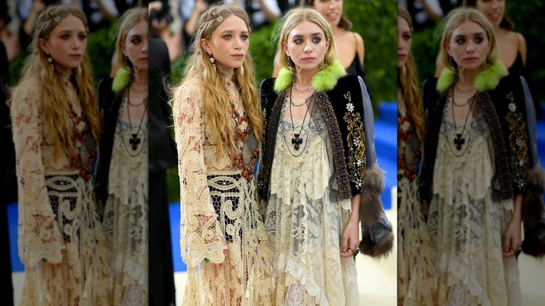 Le gemelle Olsen al Met Gala