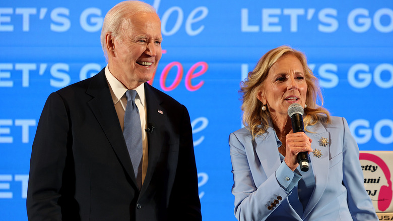 Jill e Joe Biden in campagna elettorale 