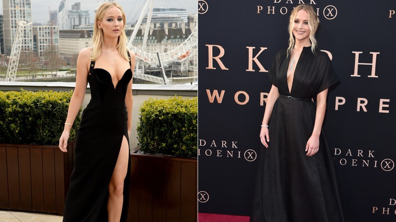 Jennifer Lawrence moda nera