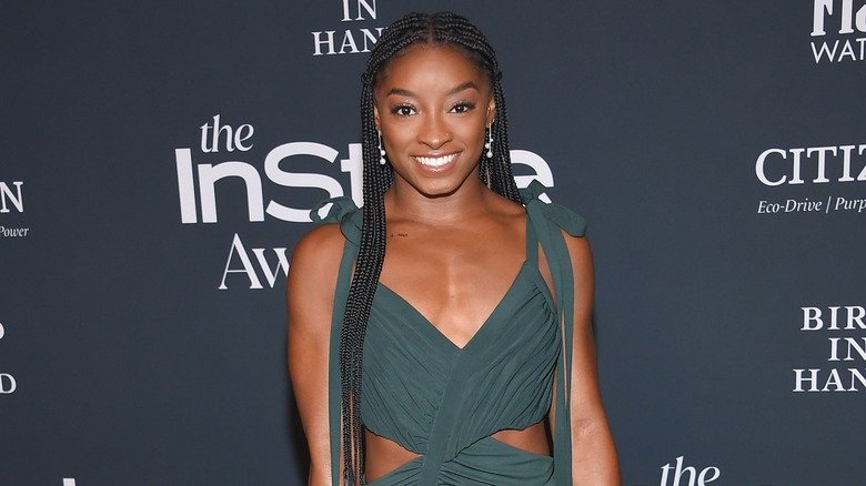 Simone Biles sul red carpet