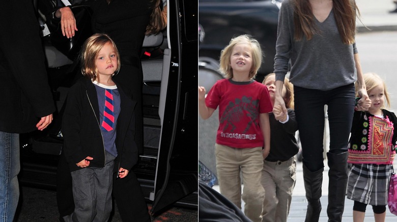 Shiloh Jolie-Pitt in stile maschiaccio