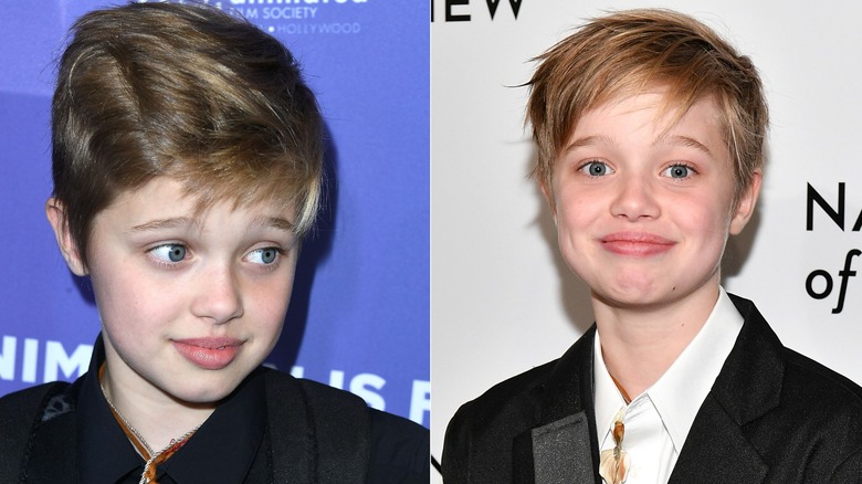 Shiloh Jolie-Pitt capelli corti