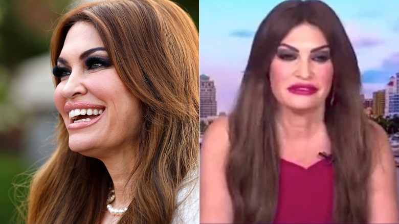 Kimberley Guilfoyle con trucco pesante