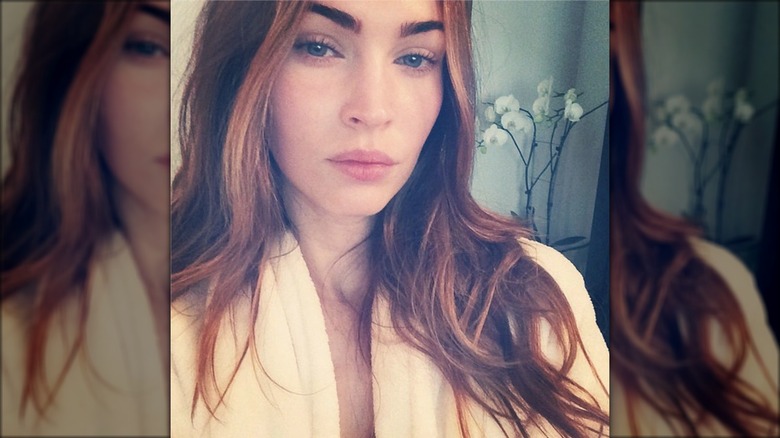 Megan Fox selfie Instagram senza trucco