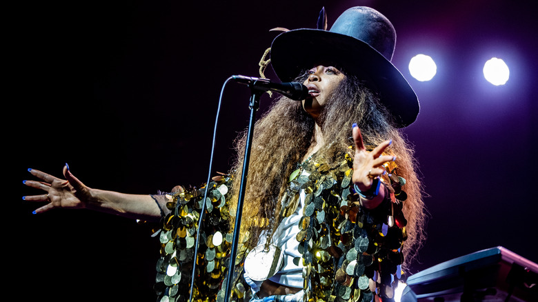 Erykah Badu con capelli naturali 