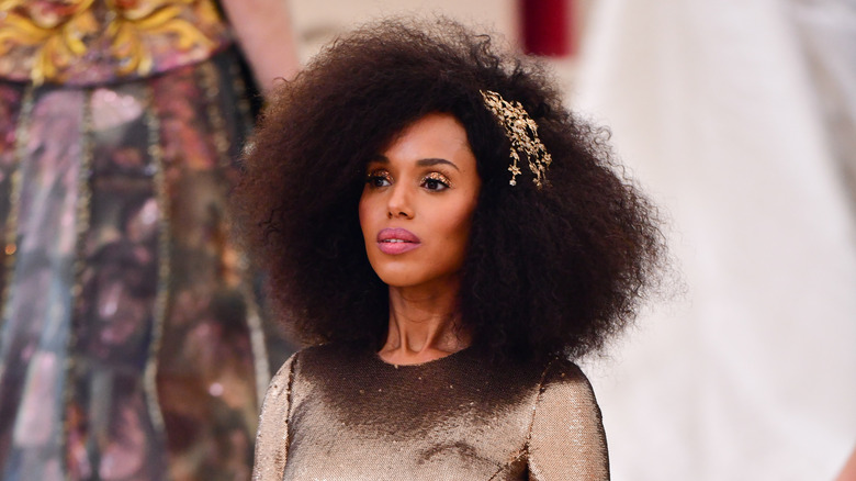 Kerry Washington con capelli naturali 