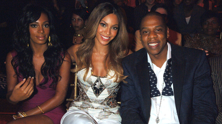 Beyoncé con Solange e Jay-Z