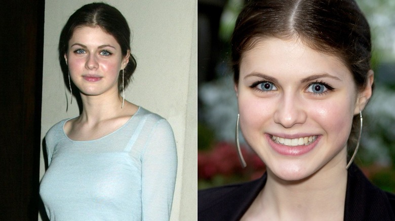 Alexandra Daddario in top blu