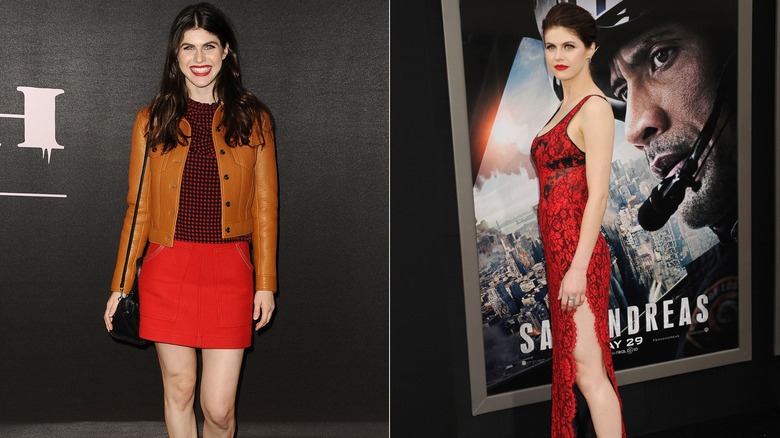 Alexandra Daddario labbra rosse