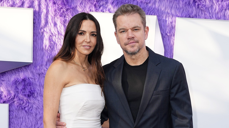 Luciana Barroso e Matt Damon sul red carpet