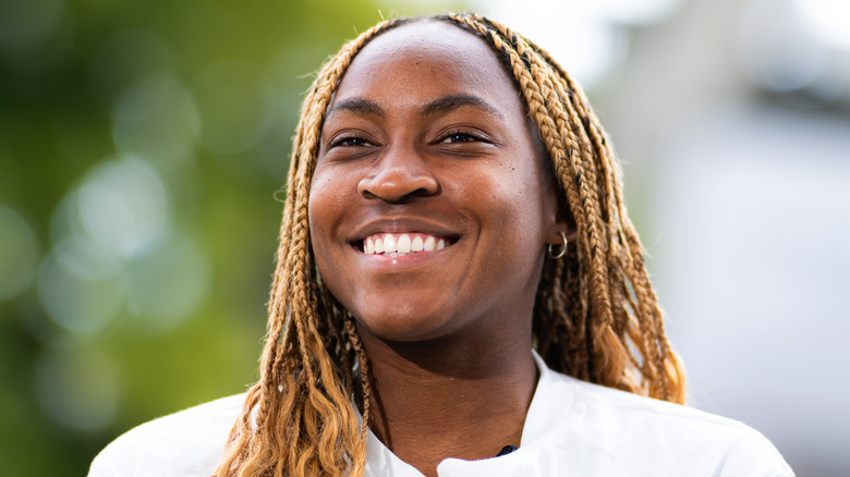 Coco Gauff sorridente