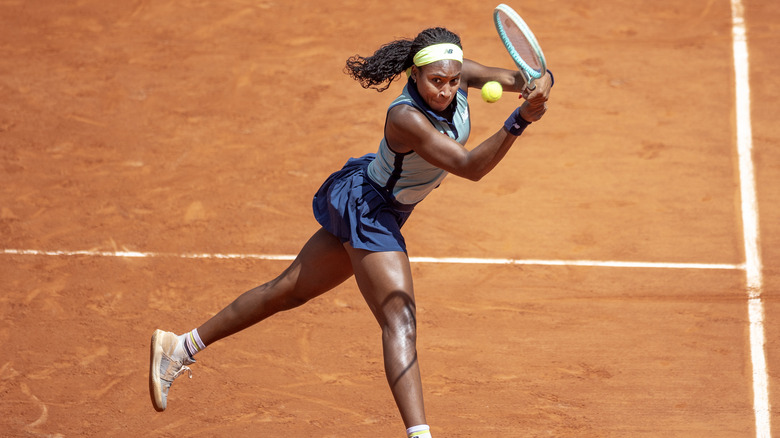 Coco Gauff gioca all'Open di Francia