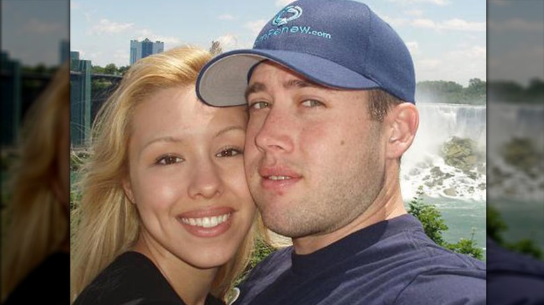 Jodi Arias e Travis Alexander posano per un selfie