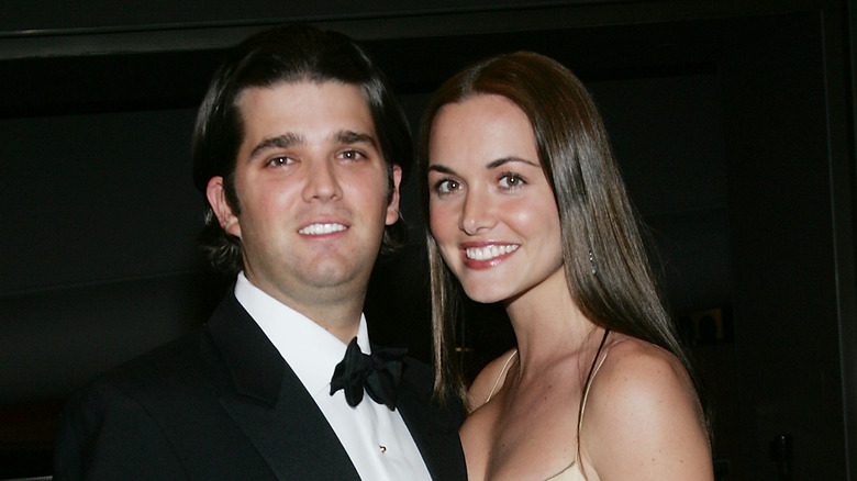 Vanessa e Donald Trump Jr sorridono